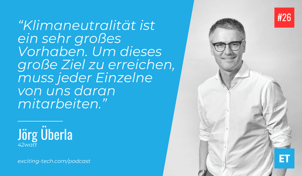 Jörg Überla, Mitgründer von 42 Watt, teilt seine Einblicke in die Herausforderungen und Lösungen zur Beschleunigung der Klimaneutralität im Gebäudebereich. Mit seiner Expertise in künstlicher Intelligenz und Erfahrung im Venture Capital, zielt 42 Watt darauf ab, durch unabhängige Beratung und vereinfachte Prozesse, die Sanierungsrate signifikant zu erhöhen und Eigentümern attraktive Investitionsmöglichkeiten aufzuzeigen.