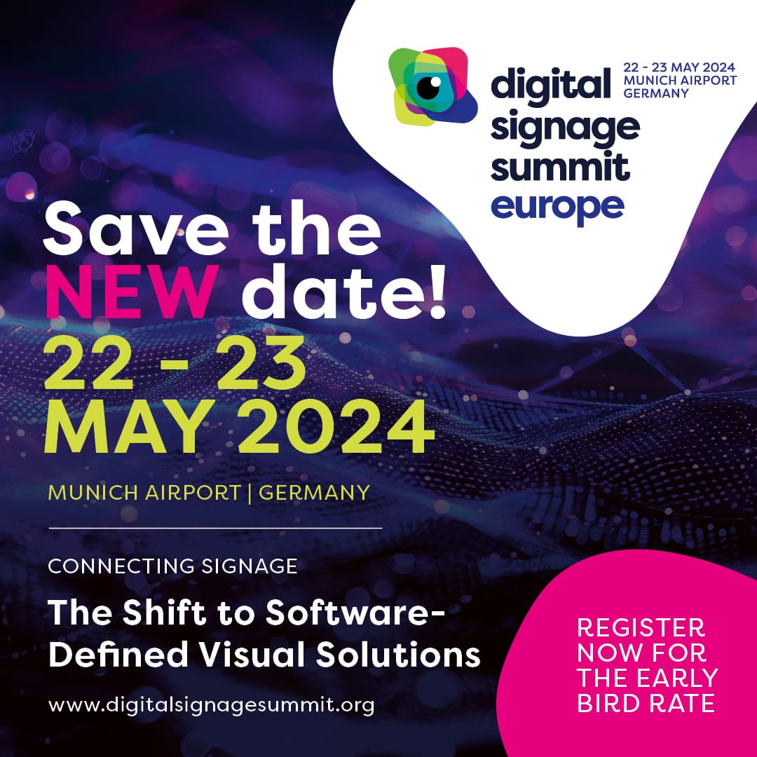 Der Digital Signage Summit Europe 2024 steht vor der Tür und verspricht, ein zentraler Treffpunkt für Branchenführer und Experten zu werden, die sich mit den neuesten Entwicklungen und Herausforderungen in der digitalen Beschilderungsbranche befassen möchten. Von Software-Innovationen und Plattformökonomie über KI und Cybersicherheit bis hin zu grünen Signage-Lösungen und Retail Media – dieses Gipfeltreffen deckt ein breites Spektrum an Themen ab, die für die Zukunft der digitalen Beschilderung von entscheidender Bedeutung sind. Mit einer Mischung aus Vorträgen, Diskussionsrunden und Präsentationen bietet die Veranstaltung eine einzigartige Gelegenheit, sich zu vernetzen, Einblicke zu gewinnen und die neuesten Technologien hautnah zu erleben.